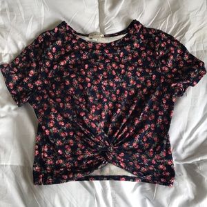 FLORAL CROP TOP